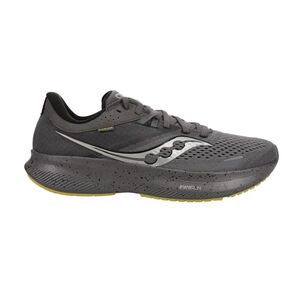 Saucony Ride 16 Men’s 9.5 Gray Yellow Running Shoes PWRRUN Comfortable